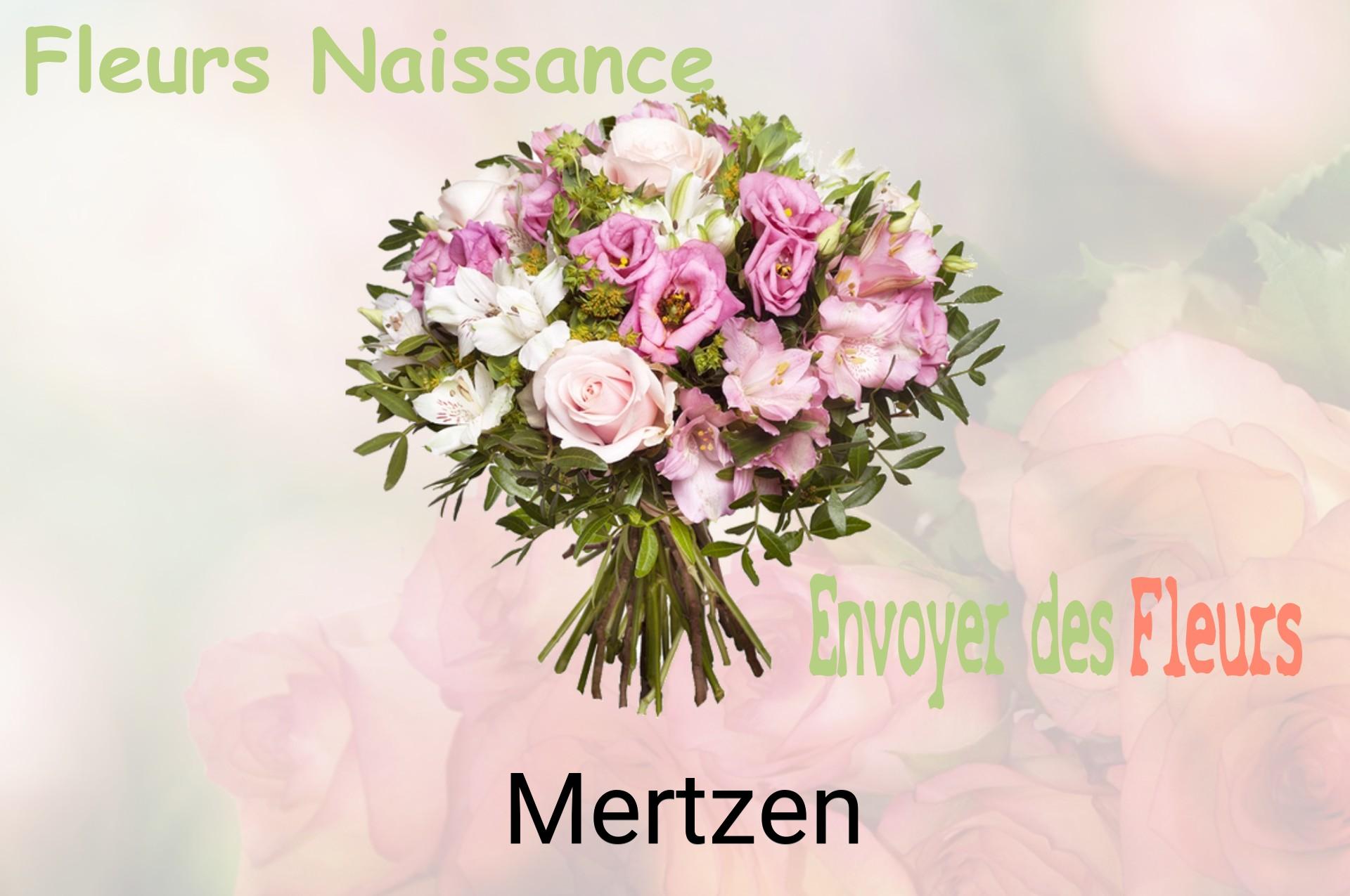 Bouquet de fleurs de naissance livré à Mertzen